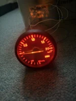 HKS 60mm Mechanical 90s Boost Gauge Meter Rare GTR R32 R33 Supra RX7 EVO