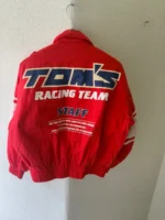 TOMS TOM’S RACING STAFF JACKET WINDBREAKER RARE TRD SUPRA AE86 JZX JZA80 CELICA - Image 5