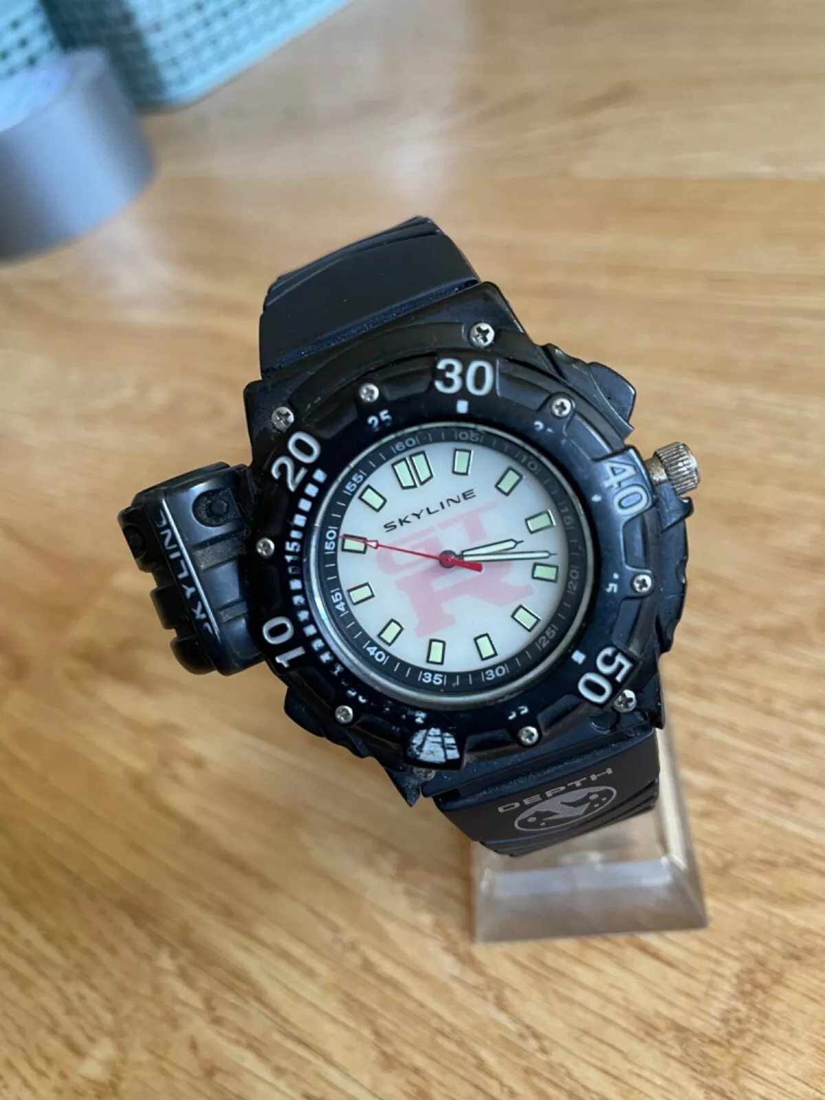 s-l1600-10-4 NISSAN SKYLINE R33 GTR FLASH BEAM WATCH Rare Nismo BCNR33 R32 R34 Apparel JACKET - Image 1