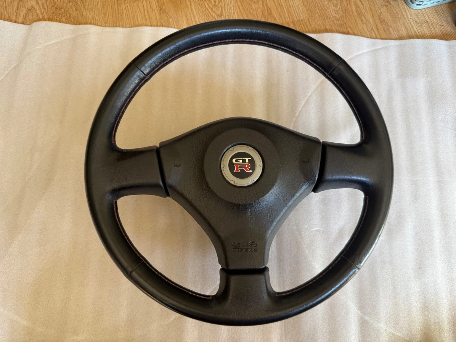 s-l1600-14 NISSAN SKYLINE GTR R34 BNR34 STEERING WHEEL OEM NO INFLATOR RARE NISMO RB26 - Image 1