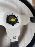 TOM’S SPORT COMP STEERING WHEEL HORN RARE TRD AE86 Levin Supra MOMO NARDI MA70 - Image 3