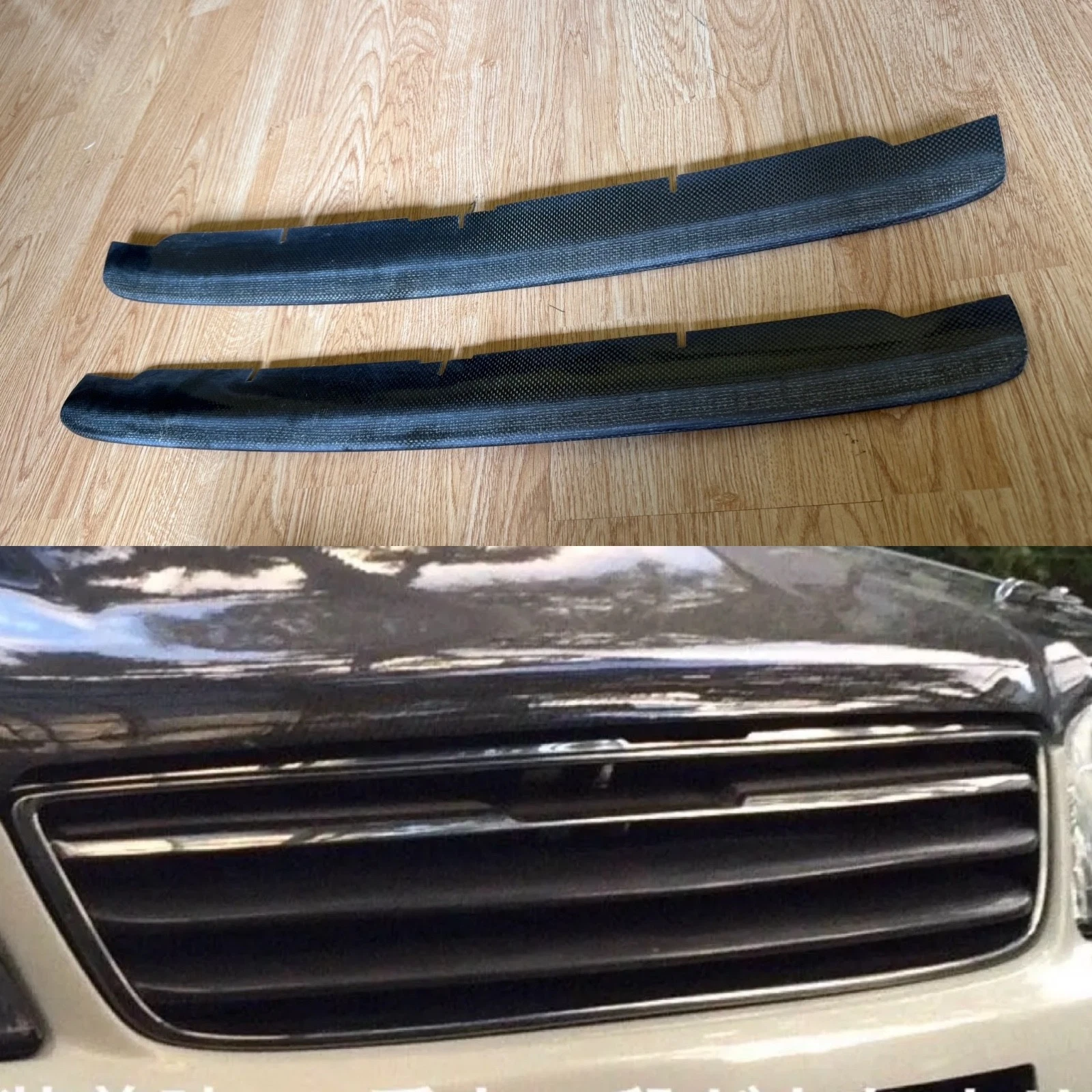 s-l1600-35 NISMO MID LOGO CARBON GRILL COVERS STAGEA WGC34 260RS RS RARE 90s RB25 RB26 HKS - Image 1