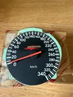 WITH RACING CARS SPEED METER 340km/h Supra JZA80 TOP SECRET TRD TOMS SARD JDM - Image 5