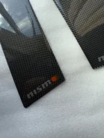 NISMO MID LOGO CARBON B-PILLAR COVERS SKYLINE GTR R34 BNR34 RARE RB26 WHEEL - Image 3