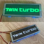 CARMATE LIGHT UP TWIN TURBO REAR VIEW LIGHT FOR SKYLINE GTR SUPRA R33 NISMO RX7