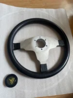 TOM’S SPORT COMP STEERING WHEEL HORN RARE TRD AE86 Levin Supra MOMO NARDI MA70 - Image 7