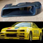 TOMEI CARBON HEADLIGHT INTAKE FOR SKYLINE ER34 R34 GTR
