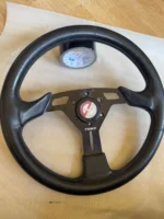 TOMS TOM’S STEERING WHEEL HORN RARE TRD SUPRA AE86 NARDI MOMO LEVIN SOARER JZX