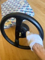 NISMO OLD LOGO BLUE LOGO 330F Steering wheel Horn 180sx SKYLINE GTR R33 R32 S13 - Image 10