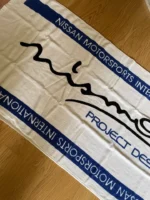 NISMO OLD LOGO TOWEL BANNER RARE JACKET SWEATER FLAG HKS GREDDY ARC GTR R32 R33 - Image 4