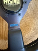 NISMO OLD LOGO BLUE LOGO 330F Steering wheel Horn 180sx SKYLINE GTR R33 R32 S13 - Image 5