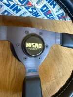 NISMO OLD LOGO BLUE LOGO 330F Steering wheel Horn 180sx SKYLINE GTR R33 R32 S13 - Image 4