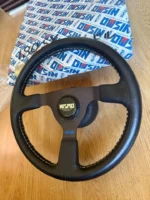 NISMO OLD LOGO BLUE LOGO 330F Steering wheel Horn 180sx SKYLINE GTR R33 R32 S13 - Image 2