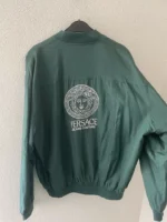 Versace Jeans Couture Jacket Windbreaker Bomber 90s Green L