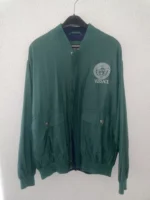 Versace Jeans Couture Jacket Windbreaker Bomber 90s Green L - Image 3