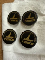TOM’S TOMS RACING CENTRE CAPS WHEELS RIMS 55mm Rare AE86 80s JDM LEVIN starlet - Image 2