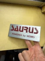 NISMO SAURUS METAL EMBLEM BADGE GROUP A GR.A SKYLINE GTR BNR32 R32 JGTC RARE 90s - Image 5
