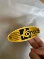 HKS KANSAI 90s TRUNK EMBLEM BADGE RARE GREDDY NISMO TRD SUPRA GTR EVO GC8 RX7!