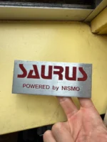 NISMO SAURUS METAL EMBLEM BADGE GROUP A GR.A SKYLINE GTR BNR32 R32 JGTC RARE 90s - Image 4