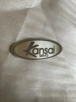 HKS KANSAI 90s TRUNK EMBLEM BADGE RARE GREDDY NISMO TRD SUPRA GTR EVO GC8 RX7!