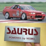 NISMO SAURUS METAL EMBLEM BADGE GROUP A GR.A SKYLINE GTR BNR32 R32 JGTC RARE 90s