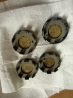 TOM’S TOMS RACING CENTRE CAPS WHEELS RIMS 55mm Rare AE86 80s JDM LEVIN starlet - Image 4