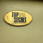 TOP SECRET GOLD 90s TRUNK EMBLEM BADGE RARE FOR SUPRA GTR R32 R33 NISMO REAR HKS