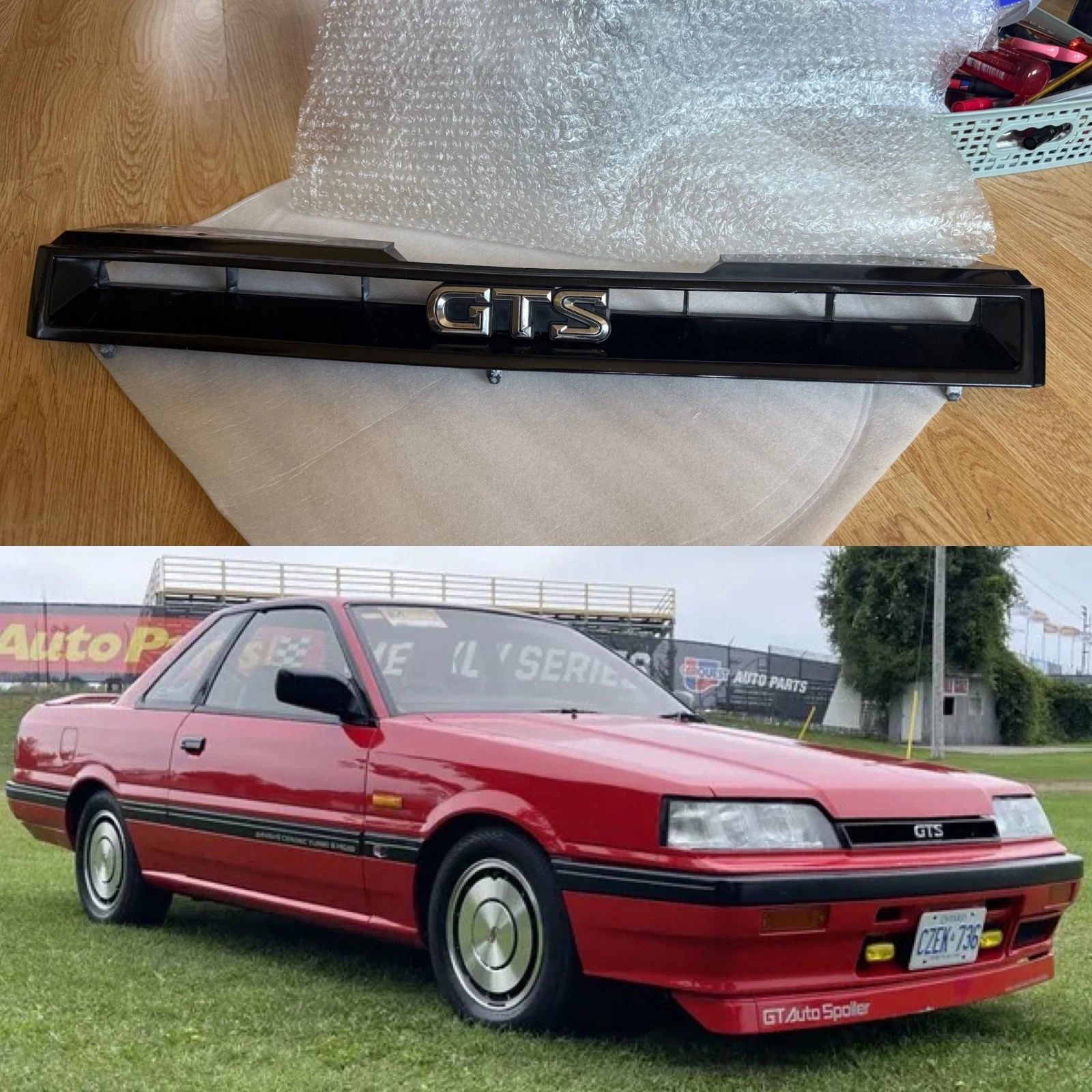 s-l1600-31 NISSAN SKYLINE R31 GTS GRILL S2 RARE NISMO JDM JAPAN EMBLEM BADGE RB20 EXTERIOR - Image 1