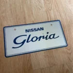 NISSAN GLORIA Y32 Y32 DEALER DISPLAY LICENSE PLATE RARE NISMO JDM BUMPER VIP
