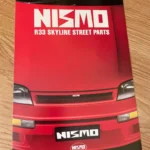 Nismo Old Logo Brochure Parts Skyline R33 ECR33 GTS25T Rare 90s Wing JDM RB25