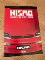 Nismo Old Logo Brochure Parts Skyline R33 ECR33 GTS25T Rare 90s Wing JDM RB25