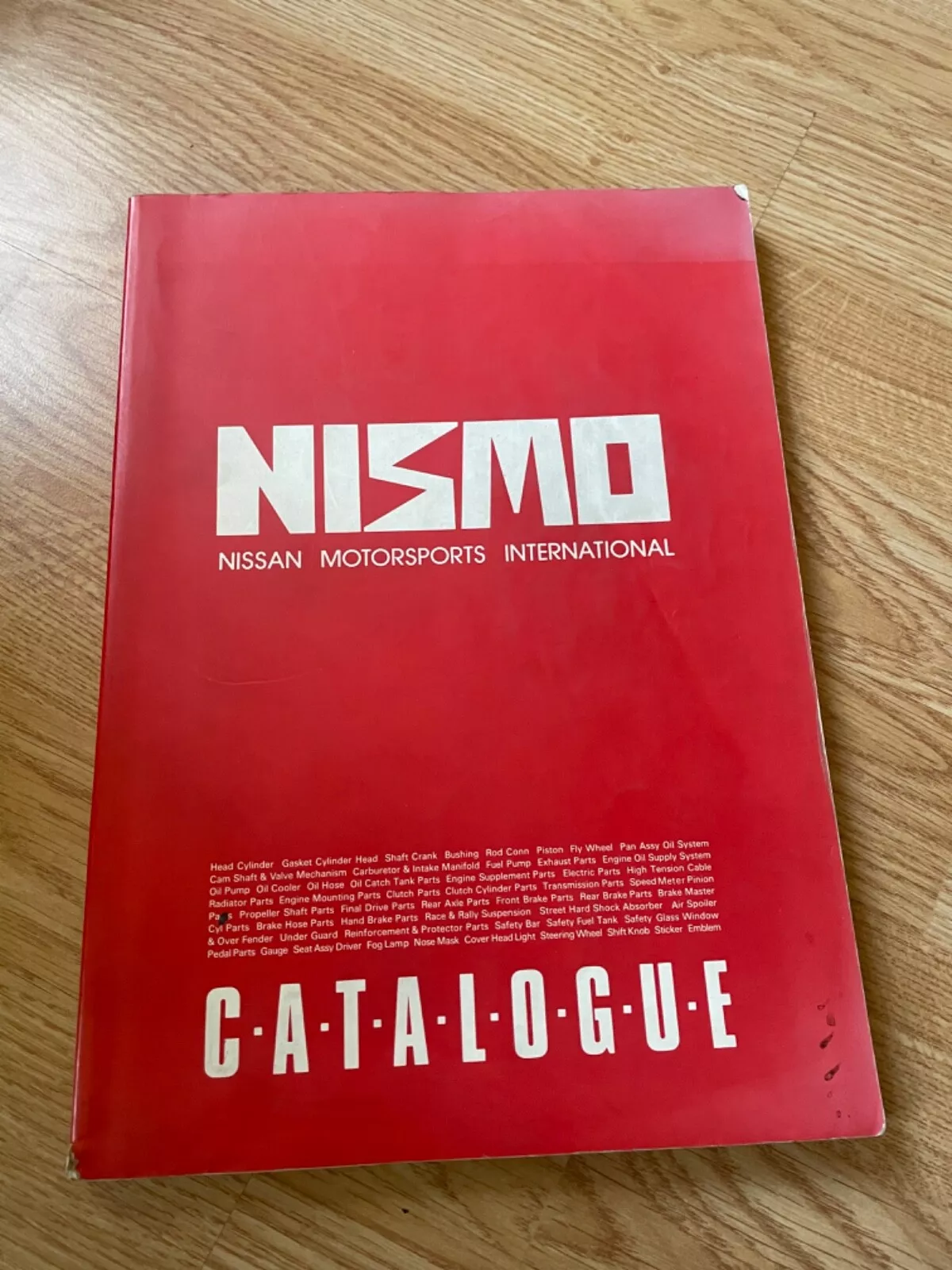 s-l1600-93 Nismo Old Logo 1995 Catalogue Rare 270R S13 S14 R32 R33 GTR WHEEL CAP Silvia Z32 - Image 1