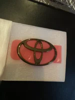 Toyota Mark II JZX90 Gold Trunk Emblem RARE OEM OPTIONAL TOURER V TRD TOMS 1JZ - Image 3