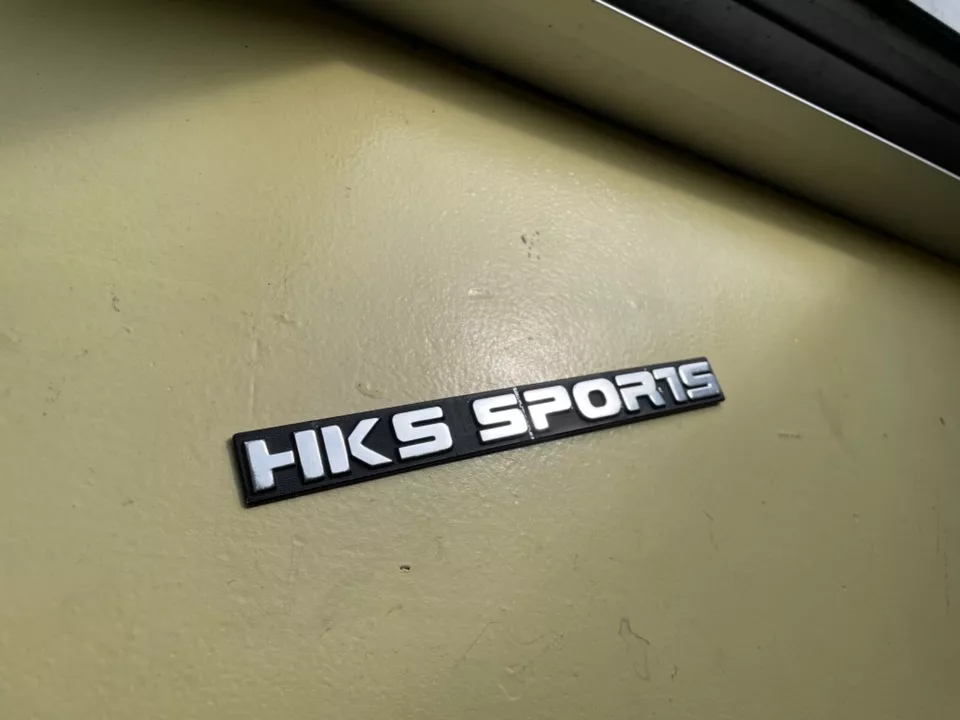 s-l960-86-3 HKS Sport Badge Emblem Rare For AE86 Supra Skyline R32 R33 S13 S14 R34 Jdm 90s - Image 1