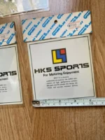 HKS Sports Decals Badge Emblem For Supra Skyline R34 GTR R32 R33 AE86 SR20 RX7 - Image 2